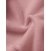 Women Long Sleeve Solid Round Necked Narrow Hem Pullover Sweatshirt